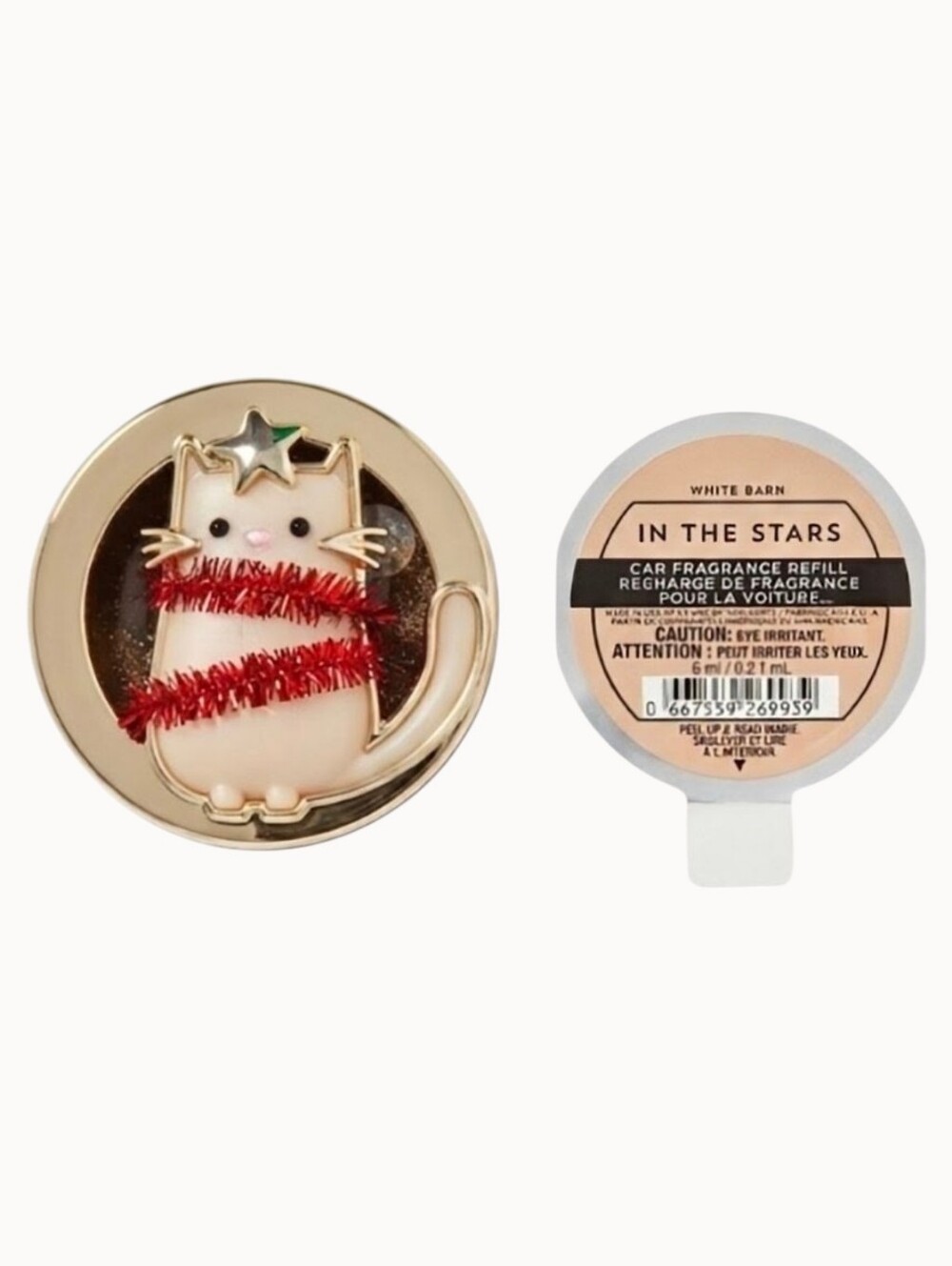 NEW Bath and Body Works Holiday Car Fragrane & Holder